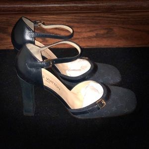 Authentic Louis Vuitton Canvas Monogram Heels